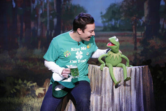Jimmy Fallon and Kermit the Frog