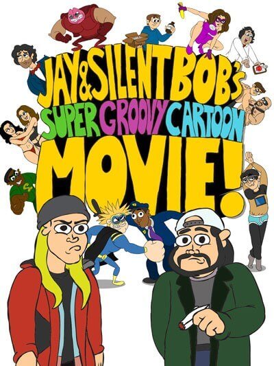 Jay and Silent Bob's Super Groovy Cartoon Movie Poster and Trailer