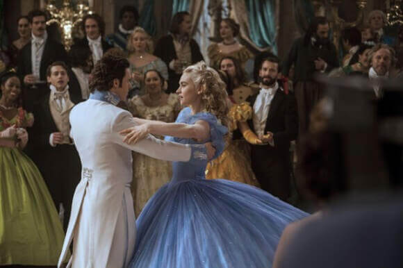 Cinderella Photo with Lily James and Richard Madden