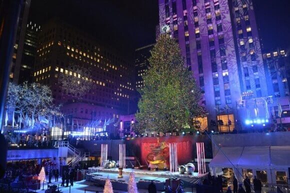 Mariah Carey Performs on Christmas in Rockefeller Center