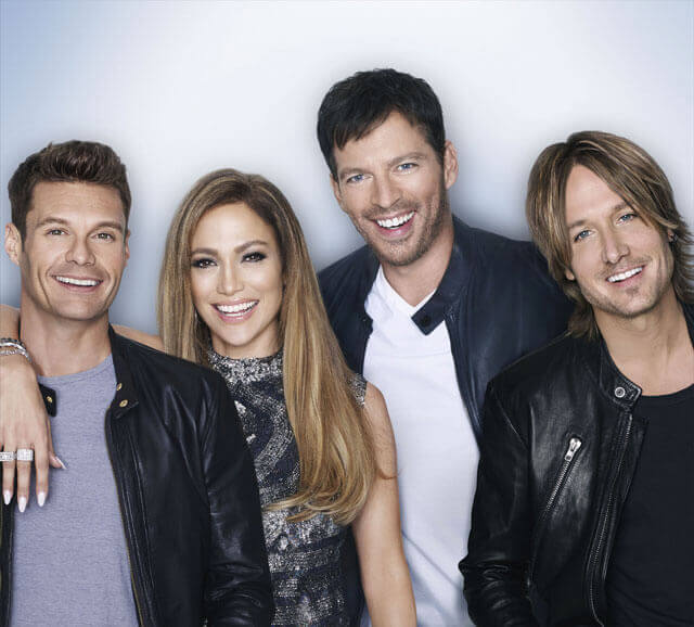 Keith Urban, Jennifer Lopez, and Harry Connick Jr American Idol XIV Interview