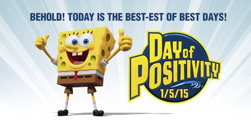 SpongeBob Declares Day of Positivity