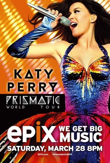Katy Perry Prizmatic World Tour Special Set for Epix