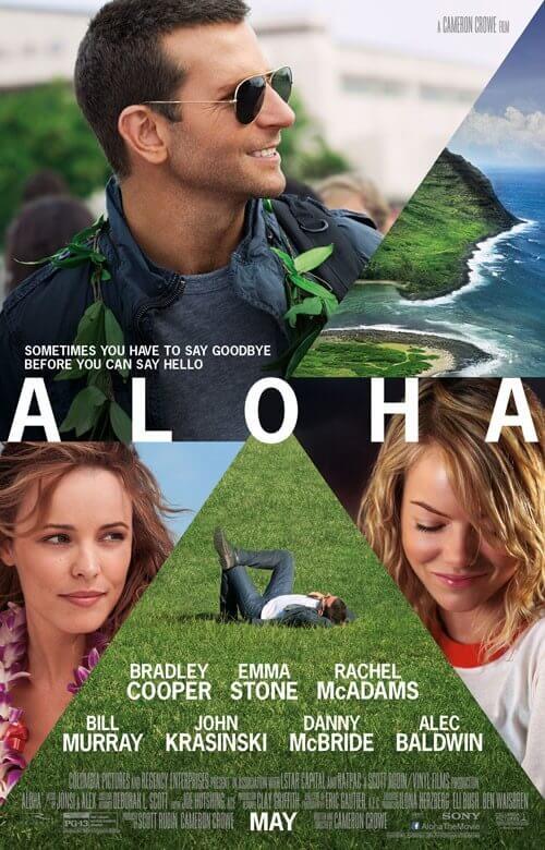 Aloha Poster with Bradley Cooper, Emma Stone, and Rachel McAdams