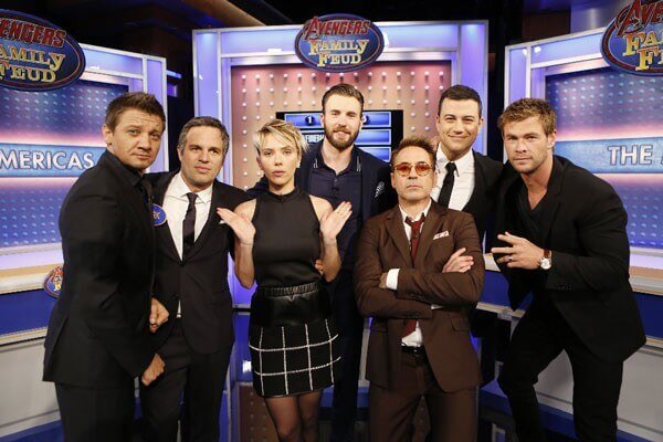 Avengers Cast Plays Family Feud