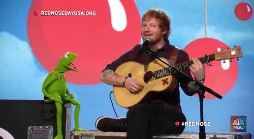 Ed Sheeran and Kermit the Frog Sings Rainbow Connection