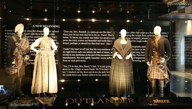 Outlander Costume Display