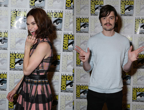 Lily James and Sam Riley Pride and Prejudice and Zombies Interview