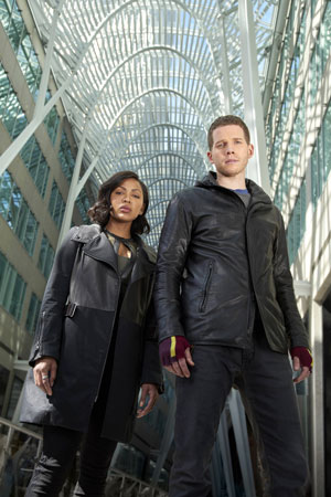 Minority Report Stark Sands and Meagan Good Interview