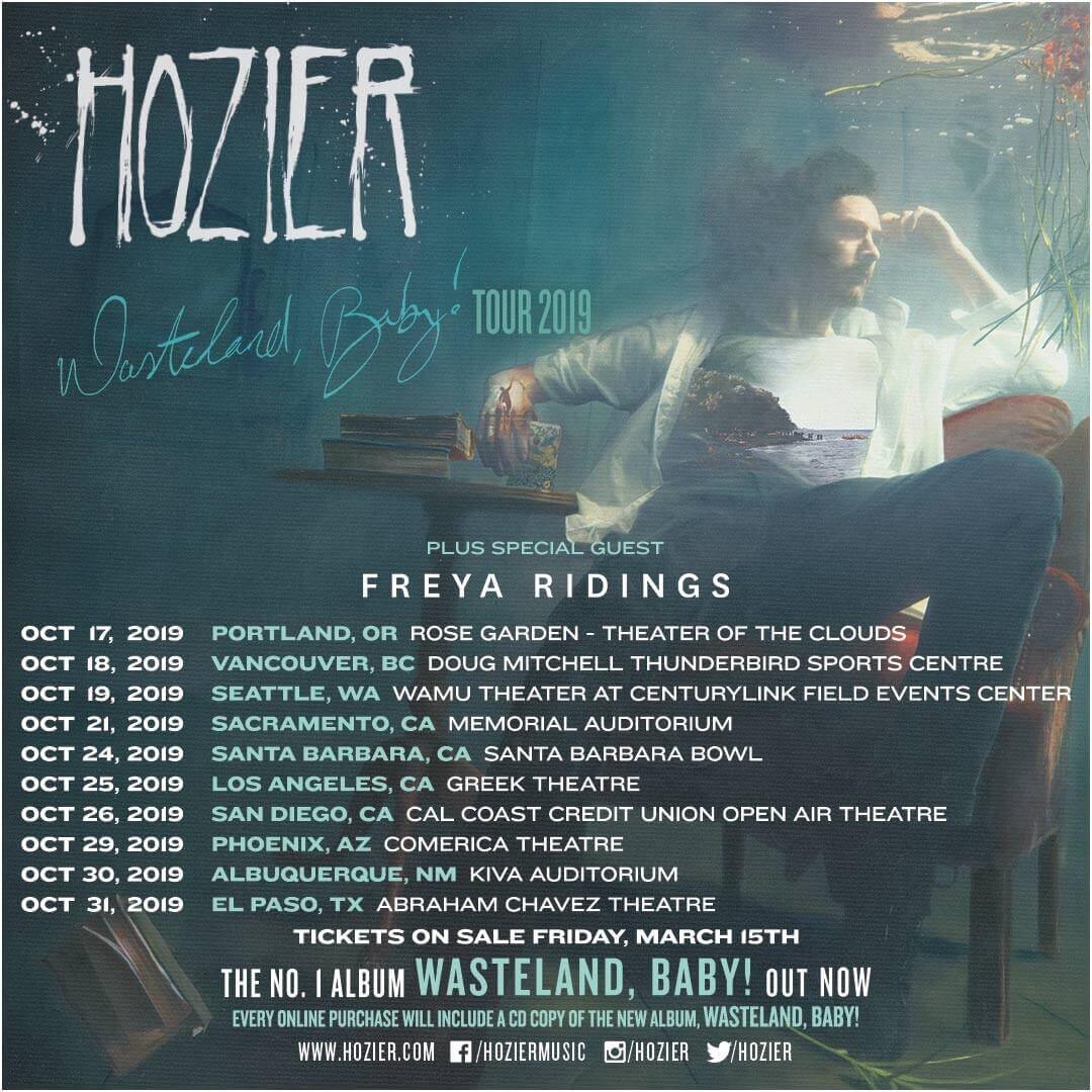 Hozier 2024 Tour Locations Alida Madeleine