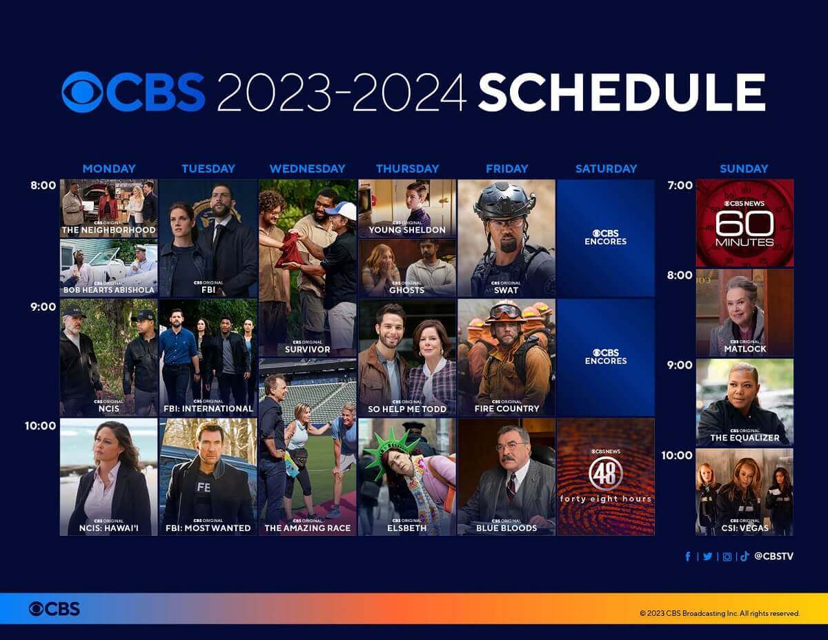 CBS Fall 2024 Lineup A Season of Surprises and MustSee Shows