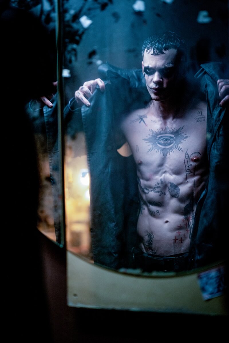 The Crow First Photos with Bill Skarsgard