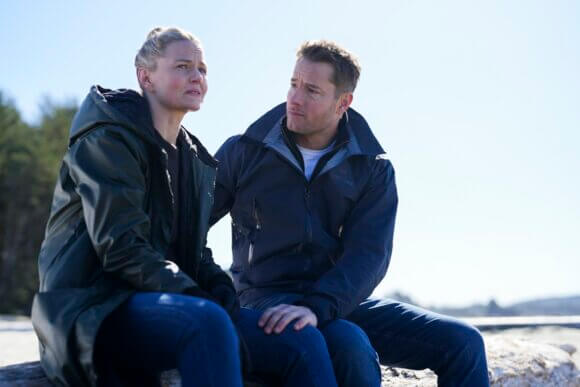 Jennifer Morrison and Justin Hartley in Tracker Season 1 Finale