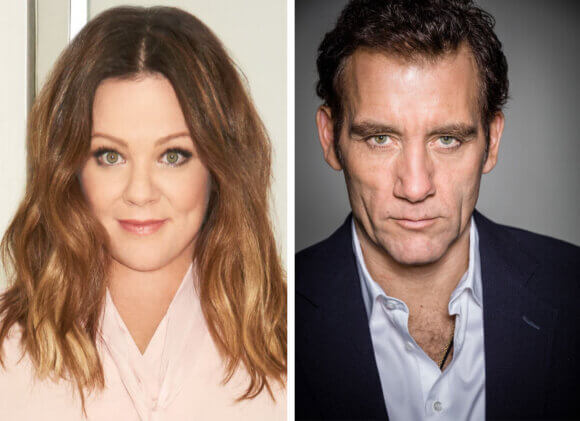 Melissa McCarthy and Clive Owen in JonBenet Ramsey Series