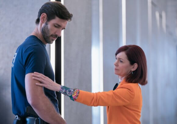 John Behlmann and Carrie Preston