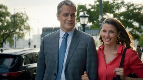 Peter Hermann and Bridget Moynahan