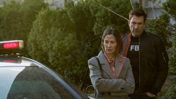 Wendy Moniz and Dylan McDermott