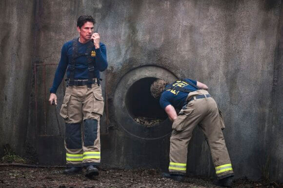 Michael Trucco and Max Thieriot