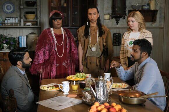 Danielle Pinnock, Roman Zaragoza, Rose McIver and Utkarsh Ambudkar