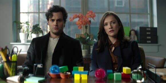 You Season 5 Penn Badgley and Charlotte Ritchie